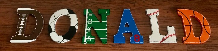 DonaldPaintedLetters