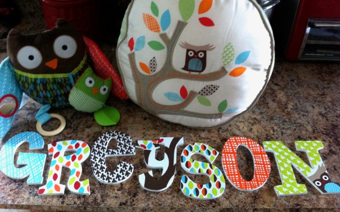 GreysonPaintedLetters